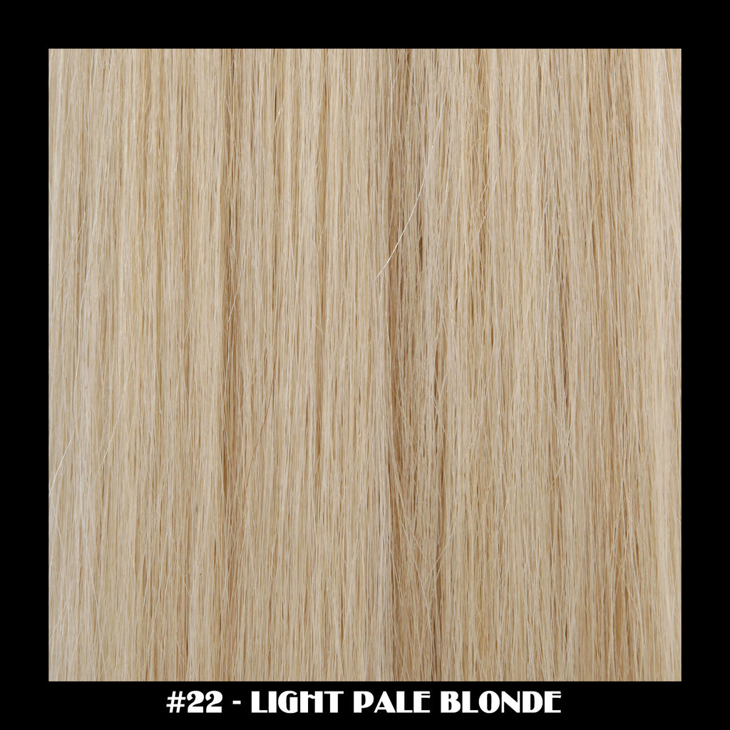 26" Deluxe Remi Weave Hair Extensions 140g in #22 - Light Pale Blonde