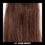 20" Deluxe Remi Weave Hair Extensions 140g in #4 - Dark Brown - Dolled Up Hair Extensions - 1