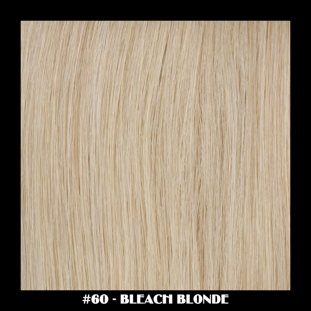 26" Deluxe Remi Weave Hair Extensions 140g in #60 - Bleach Blonde
