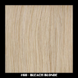 20" Deluxe Remi Weave Hair Extensions 140g in #60 - Bleach Blonde - Dolled Up Hair Extensions - 1