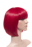 Breeze Party Bob Full Head Synthetic Wig in #20F Poppy Red - Dolled Up Hair Extensions - 1