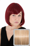 Breeze Classic Bob Full Head Synthetic Wig in #27/613 Honey Blonde - Dolled Up Hair Extensions - 1