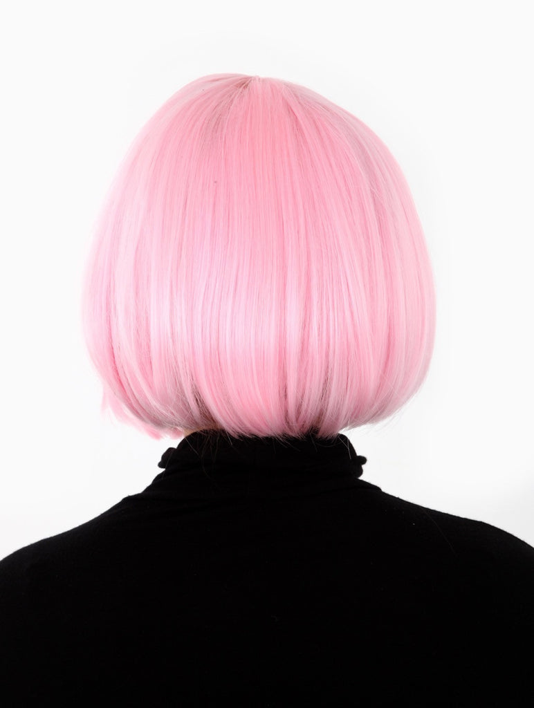 Breeze Party Bob Full Head Synthetic Wig in #DF80 Baby Pink