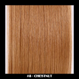 20" Deluxe Remi Weave Hair Extensions 140g in #8 - Chestnut Brown - Dolled Up Hair Extensions - 1