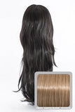 Chloe Long Natural Wavy Synthetic Half Head Wig in Harvest Blonde #18H24 - Dolled Up Hair Extensions - 1