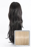 Chloe Long Natural Wavy Synthetic Half Head Wig in Light Blonde #614H21 - Dolled Up Hair Extensions - 1