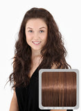 Grace Long Beach Wavy Half Head Wig in Auburn #33/30 - Dolled Up Hair Extensions - 1