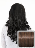 Ruby 20" Curly Half Head Synthetic Wig in Warm Brunette #2/30 - Dolled Up Hair Extensions - 1