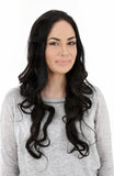 Eva 24" Long Loose Curls Half Head Wig in Golden Blonde #611KB88 - Dolled Up Hair Extensions - 2