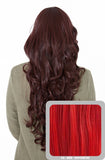 Olivia Long Curly Full Head Synthetic Wig in Red #3 - Dolled Up Hair Extensions - 1