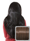 Emma Long Wavy Half Head Wig In Warm Brunette (#2/30) - Dolled Up Hair Extensions - 1