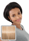Posh Short Volume Booster Half Head Wig in Honey Blonde #27/613 - Dolled Up Hair Extensions - 1