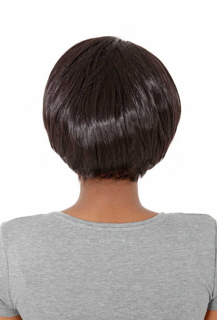 Posh Short Volume Booster Half Head Wig in Dark Brown & Caramel #4/27