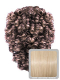 Tight Curls Irish Dancing Half Wig in Light Blonde #614H21 - Dolled Up Hair Extensions - 1