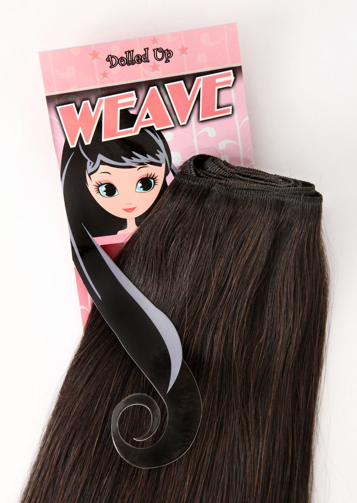 26" Deluxe Remi Weave Hair Extensions 140g in #8 - Chestnut Brown